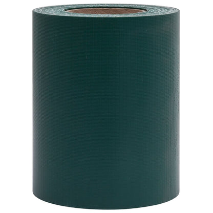 Recinzione Frangivento da Giardino PVC 35x0,19 m Verde Opaco