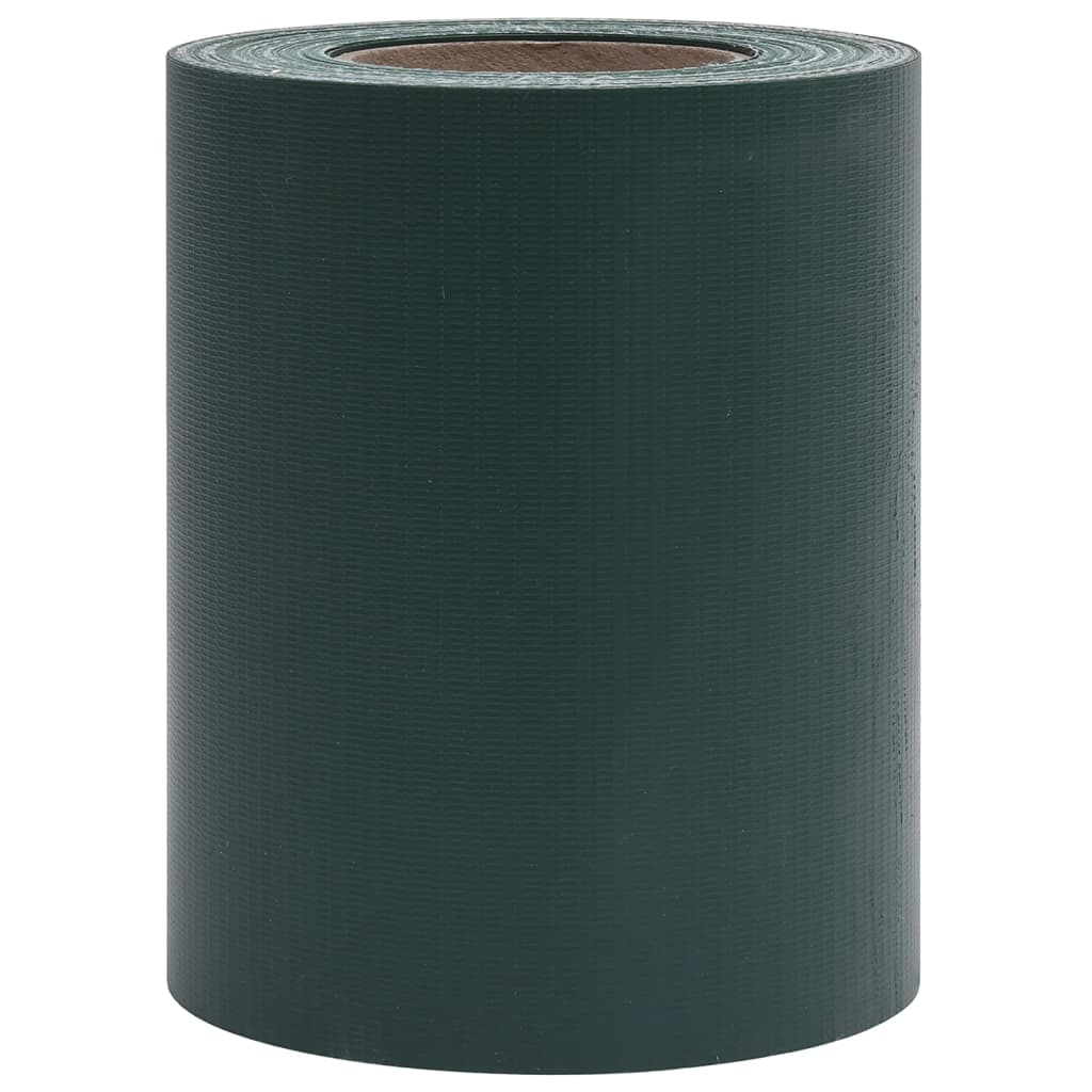 Recinzione Frangivento 4 pz in PVC 35x0,19m Verde Opaco