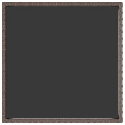 Tavolo da Giardino Marrone 90x90x75 cm in Polyrattan