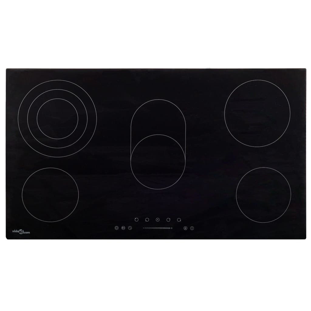 Piano Cottura in Ceramica 5 Zone e Controlli Touch 77 cm 8500 W