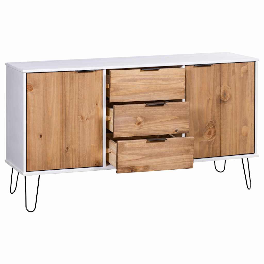 Credenza New York 130,6 x 43 x 73,6 cm Legno di pino massello