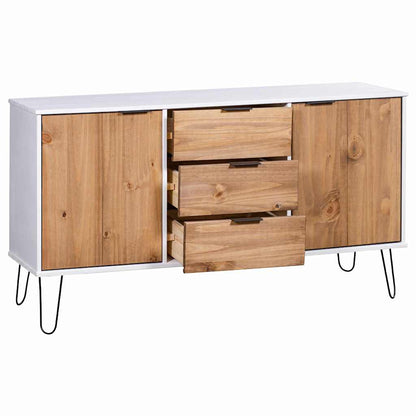 Credenza New York 130,6 x 43 x 73,6 cm Legno di pino massello