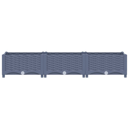 Fioriera Rialzata 120x40x23 cm in Polipropilene