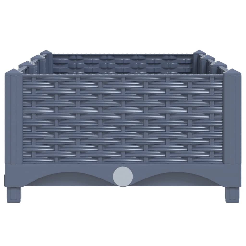 Fioriera Rialzata 120x40x23 cm in Polipropilene