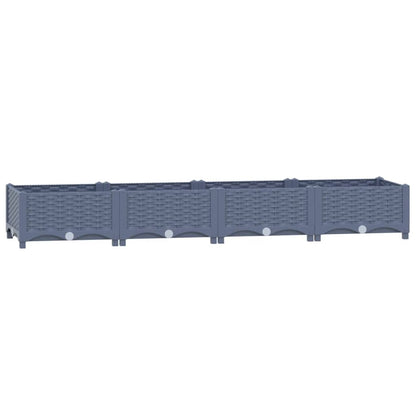 Fioriera Rialzata 160x40x23 cm in Polipropilene