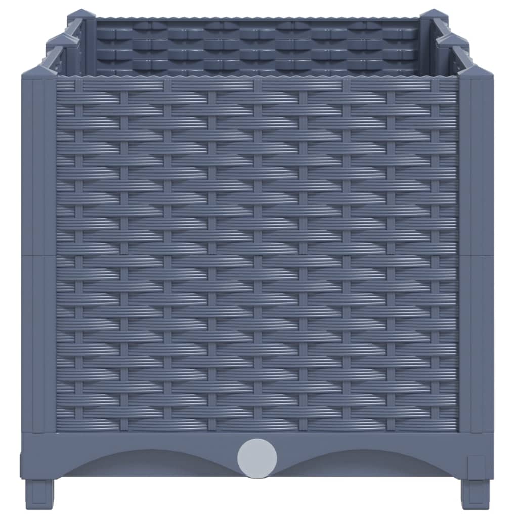 Fioriera Rialzata 80x40x38 cm in Polipropilene
