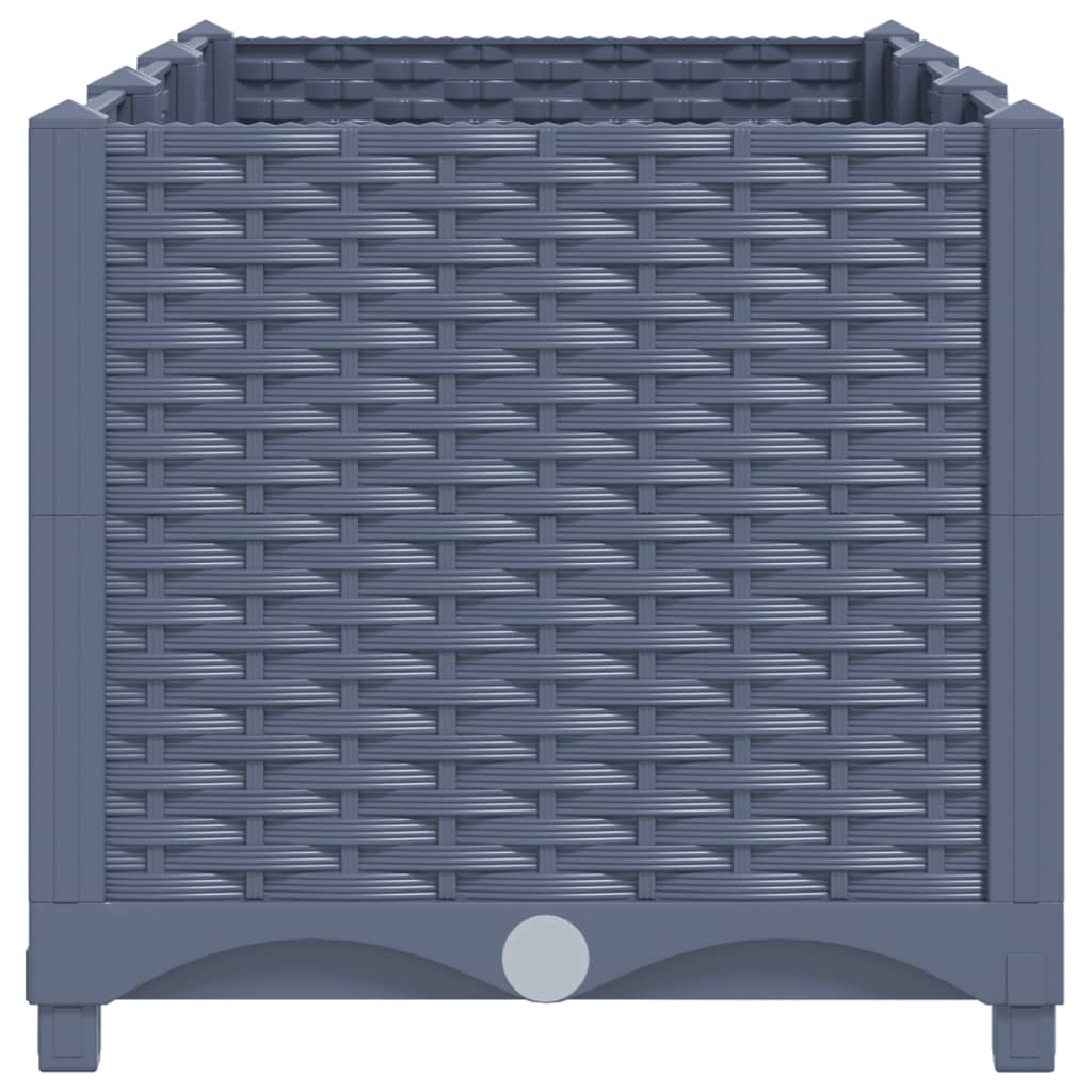 Fioriera Rialzata 120x40x38 cm in Polipropilene