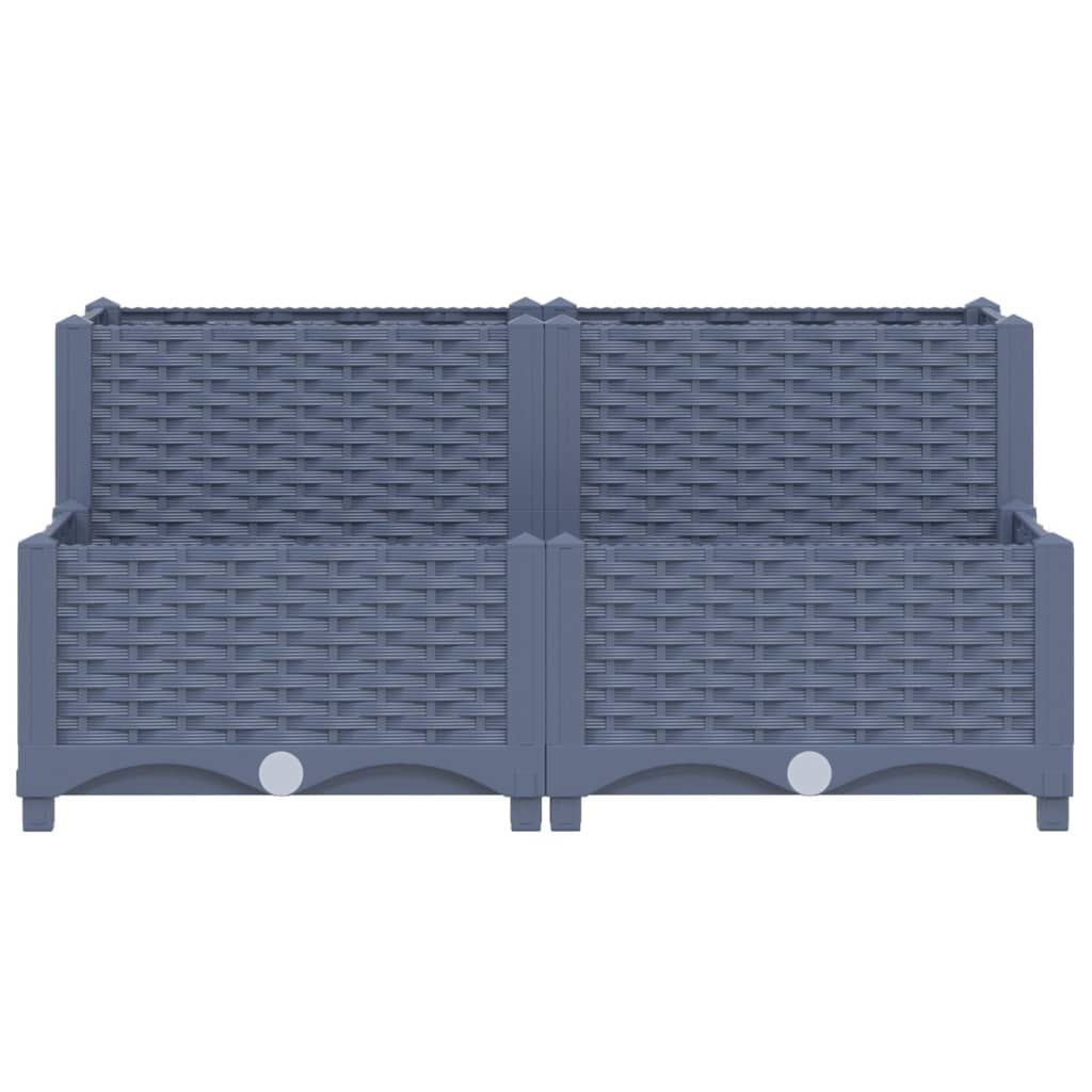 Fioriera Rialzata 80x80x38 cm in Polipropilene