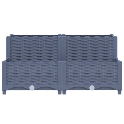 Fioriera Rialzata 80x80x38 cm in Polipropilene