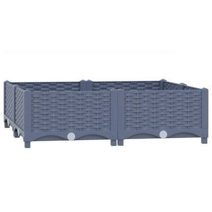 Fioriera Rialzata 80x80x23 cm in Polipropilene
