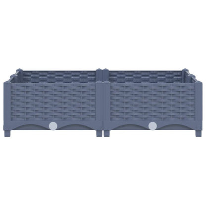 Fioriera Rialzata 80x80x23 cm in Polipropilene