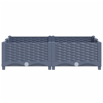 Fioriera Rialzata 80x80x23 cm in Polipropilene
