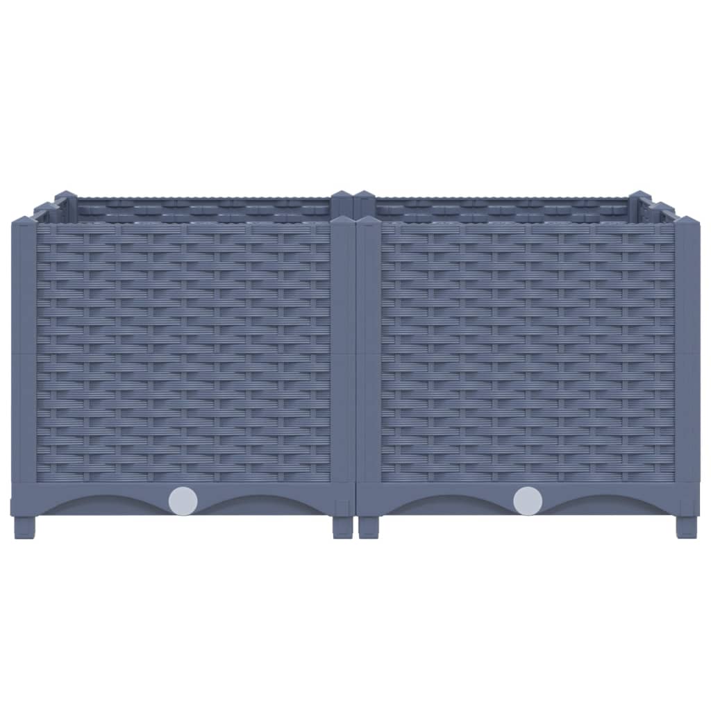 Fioriera Rialzata 80x80x38 cm in Polipropilene