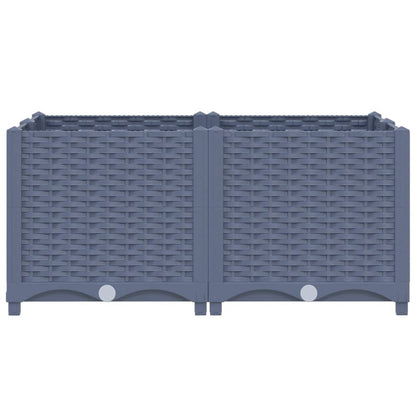 Fioriera Rialzata 80x80x38 cm in Polipropilene