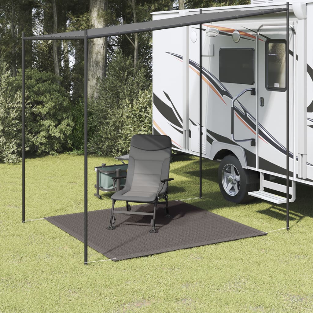 Tappeto da Tenda 200x200 cm Antracite