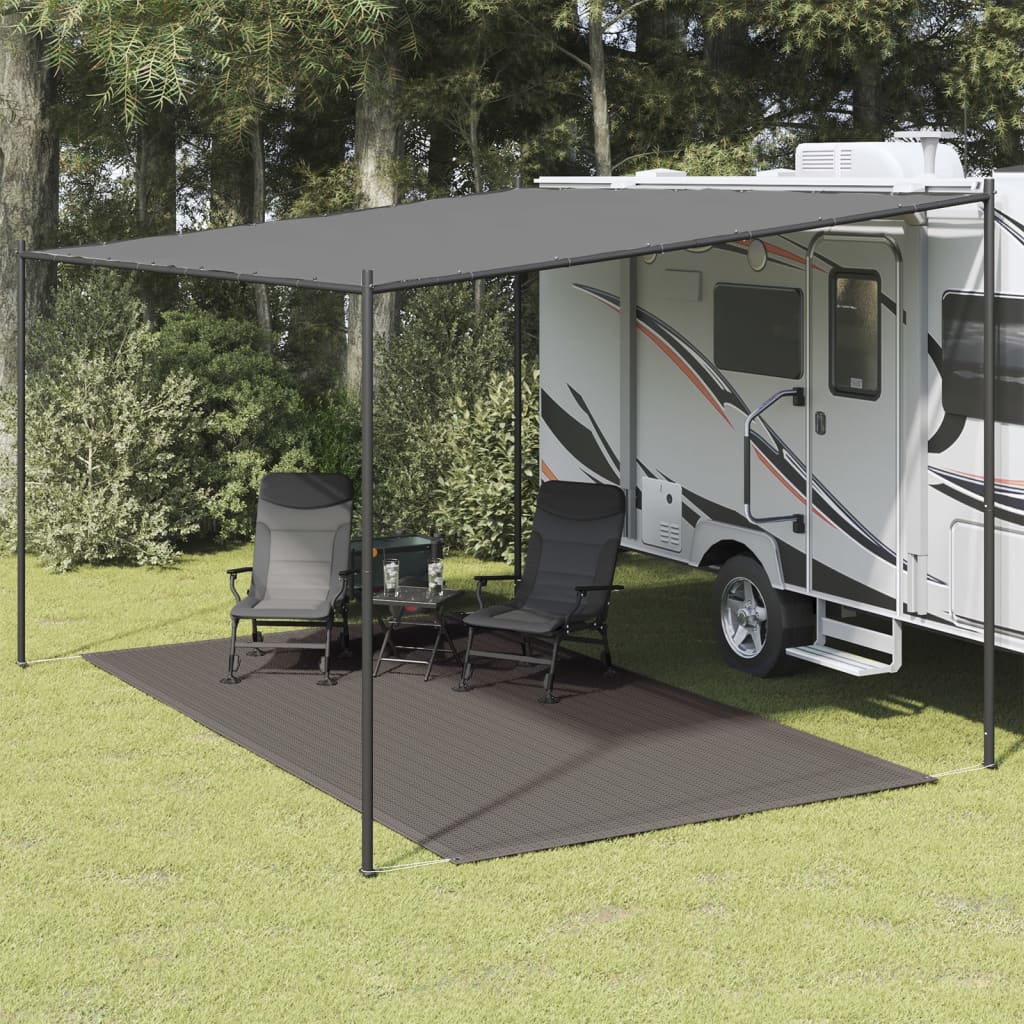 Tappeto da Tenda 200x400 cm Antracite
