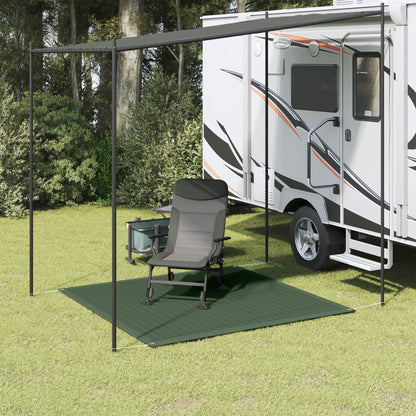 Tappeto da Tenda 200x200 cm Verde Scuro