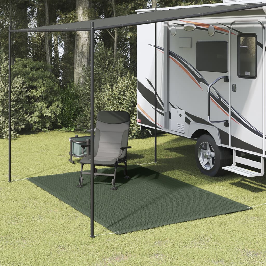 Tappeto da Tenda 200x300 cm Verde Scuro