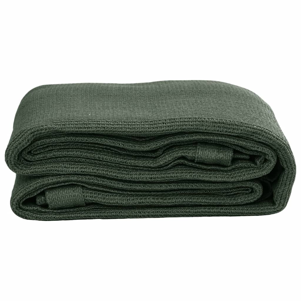 Tappeto da Tenda 200x400 cm Verde Scuro