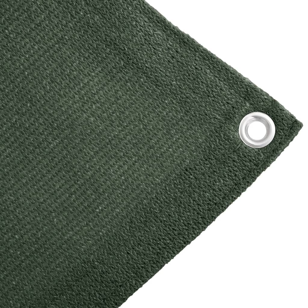 Tappeto da Tenda 400x800 cm Verde Scuro in HDPE