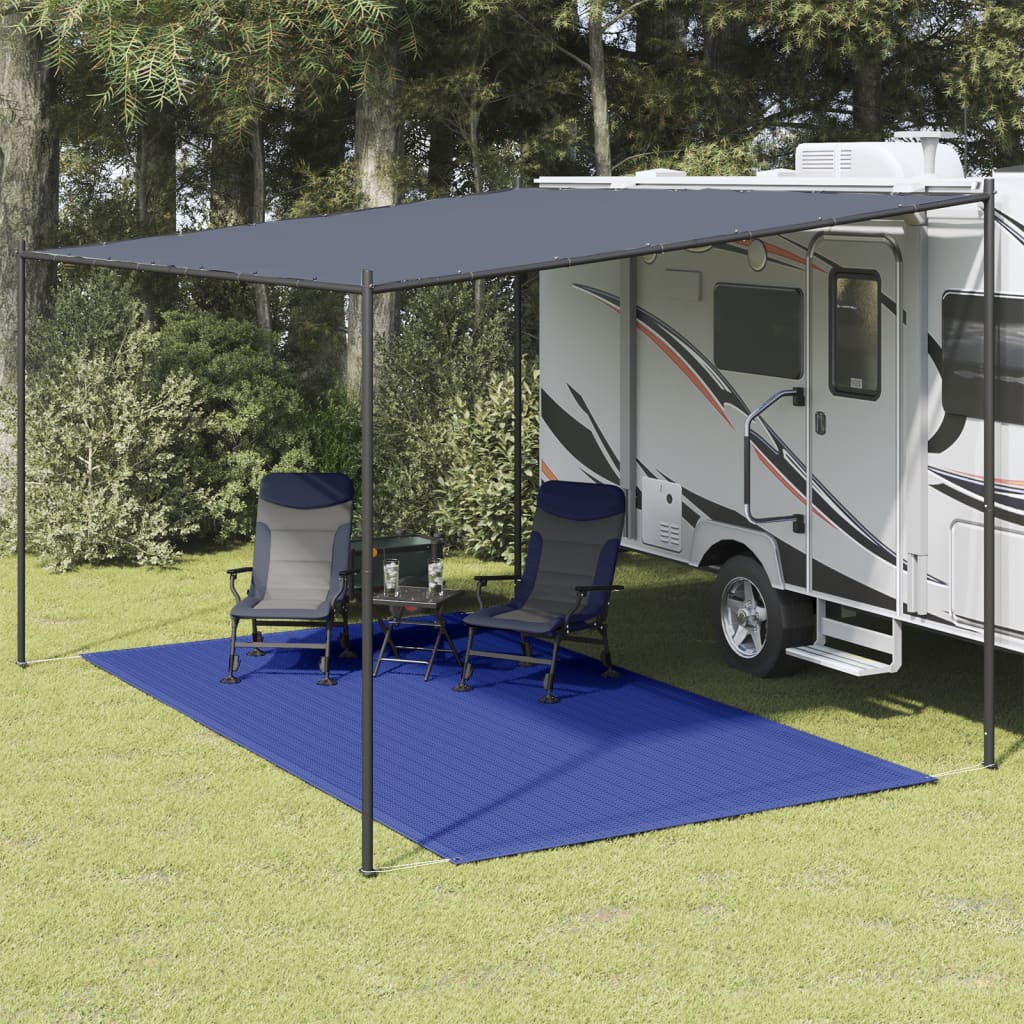 Tappeto da Tenda 250x450 cm Blu
