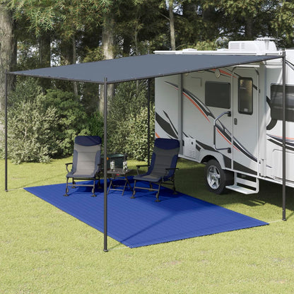 Tappeto da Tenda 250x450 cm Blu