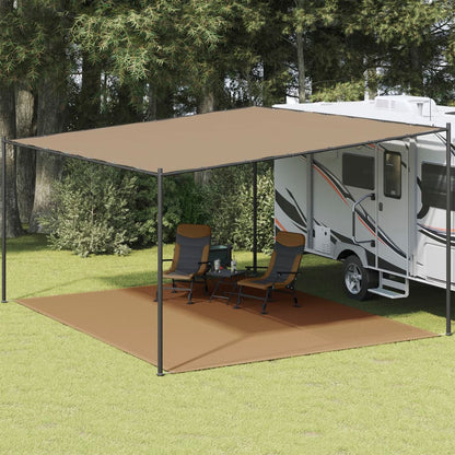 Tappeto da Tenda 400x500 cm Grigio Talpa