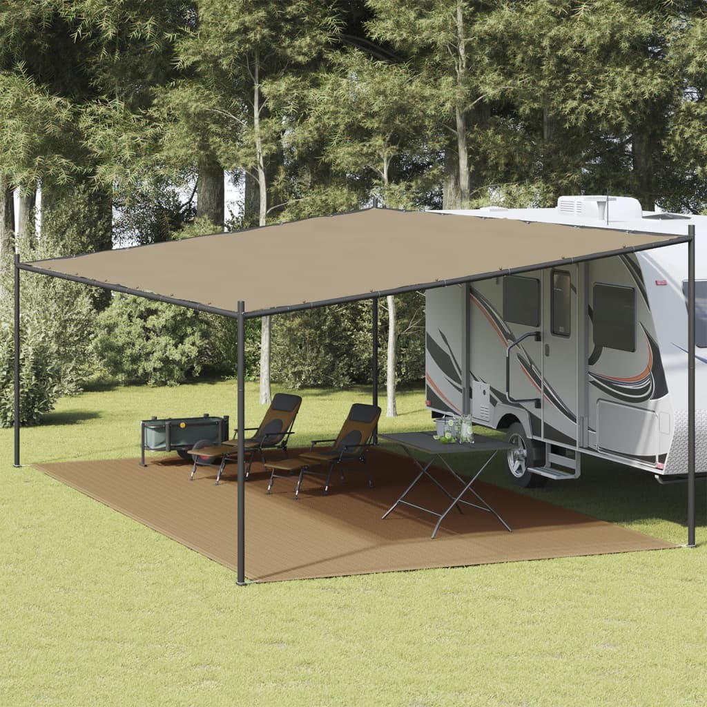 Tappeto da Tenda Tortora 400x800 cm HDPE