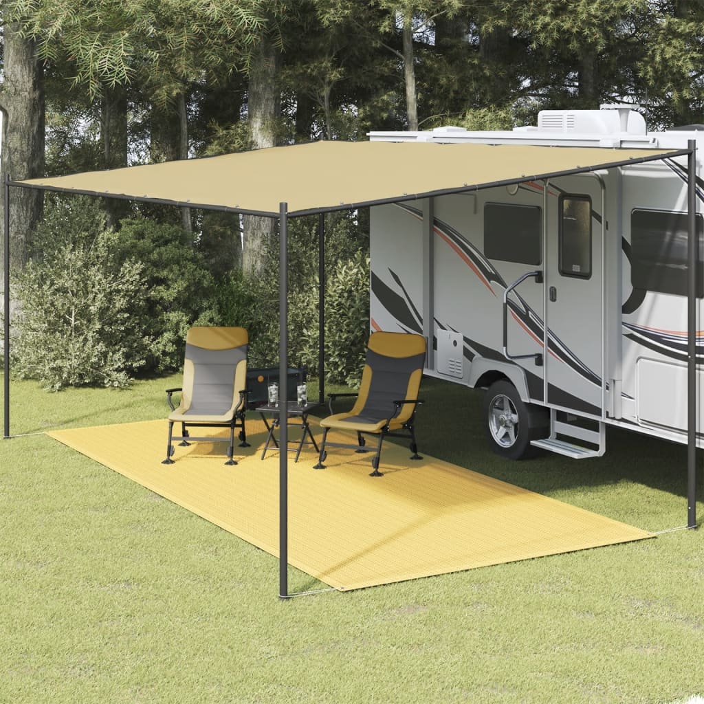 Tappeto da Tenda 250x550 cm Beige