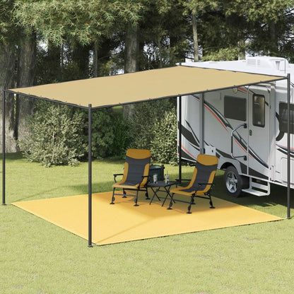 Tappeto da Tenda 400x400 cm Beige