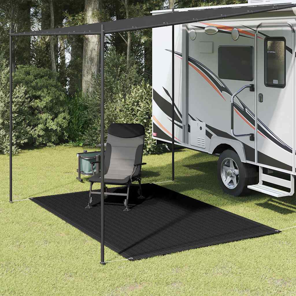 Tappeto da Tenda 250x200 cm Nero