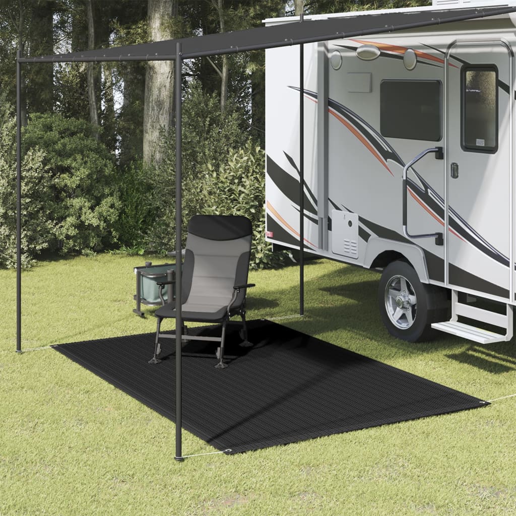 Tappeto da Tenda 250x300 cm Nero