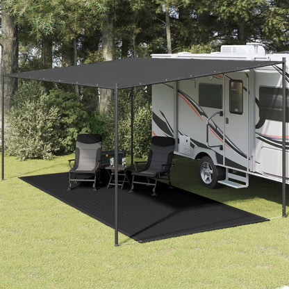 Tappeto da Tenda 250x600 cm Nero