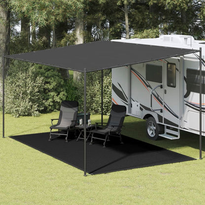 Tappeto da Tenda 300x600 cm Nero