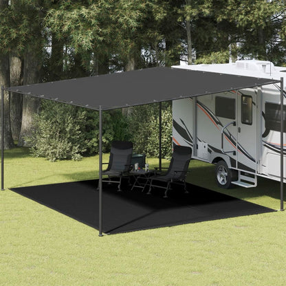 Tappeto da Tenda 400x500 cm Nero
