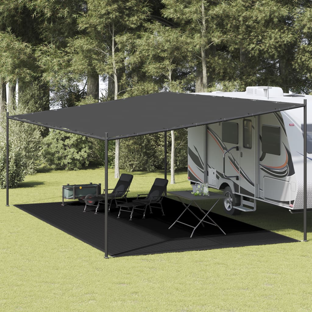 Tappeto da Tenda 400x600 cm Nero