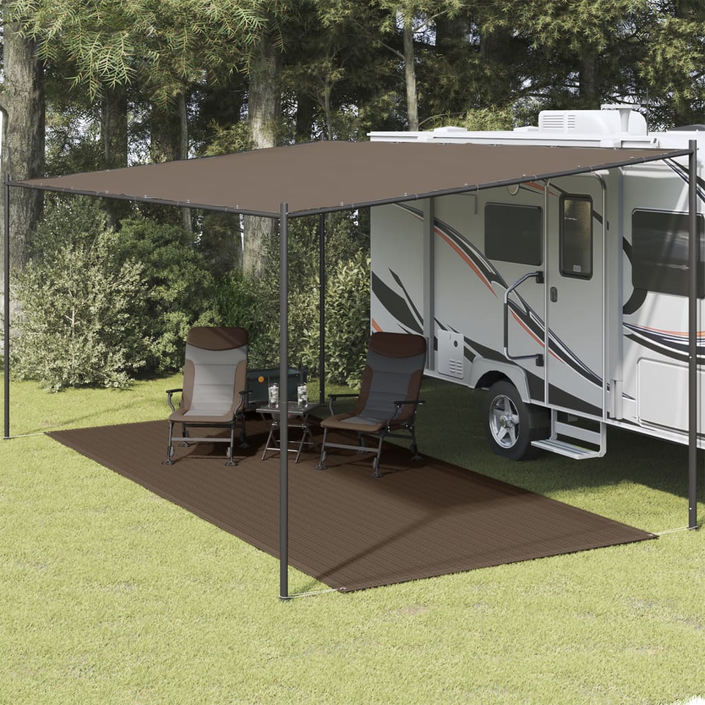 Tappeto da Tenda 250x550 cm Marrone