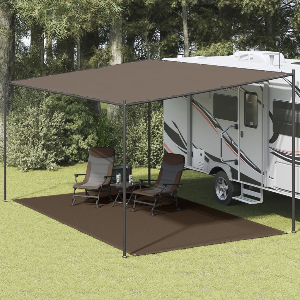 Tappeto da Tenda 300x500 cm Marrone