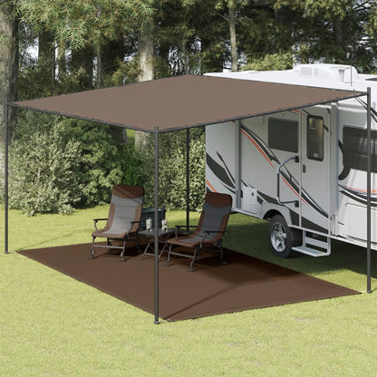 Tappeto da Tenda 300x500 cm Marrone
