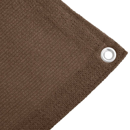 Tappeto da Tenda 400x400 cm Marrone