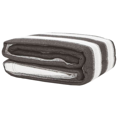 Tappeto da Tenda 250x450 cm Antracite e Bianco