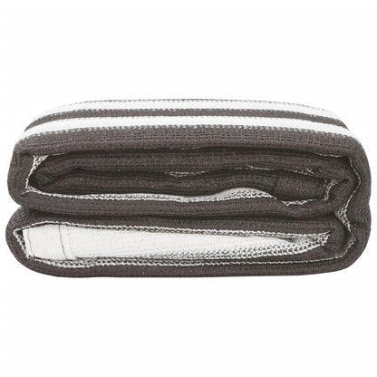Tappeto da Tenda 250x500 cm Antracite e Bianco
