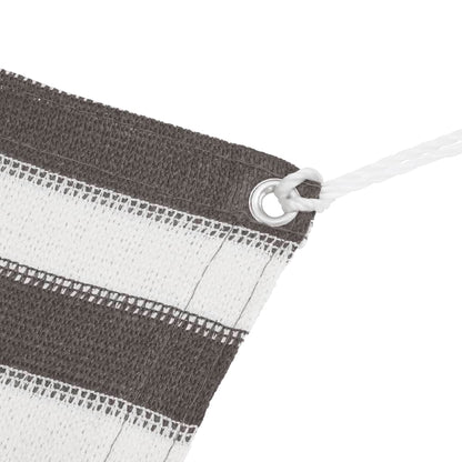 Tappeto da Tenda 250x600 cm Antracite e Bianco