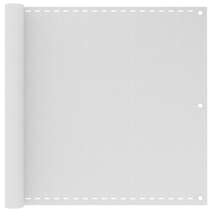 Paravento da Balcone Bianco 90x300 cm in HDPE
