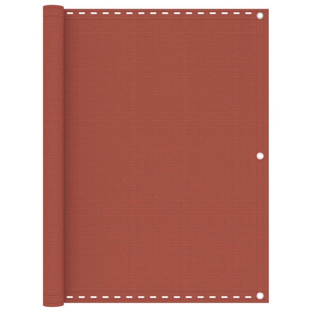 Paravento da Balcone Terracotta  120x500 cm in HDPE