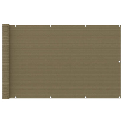 Paravento da Balcone Grigio Talpa 120x400 cm in HDPE