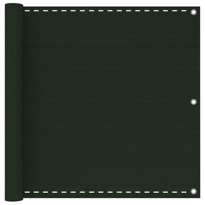 Paravento da Balcone Verde Scuro 90x400 cm in HDPE