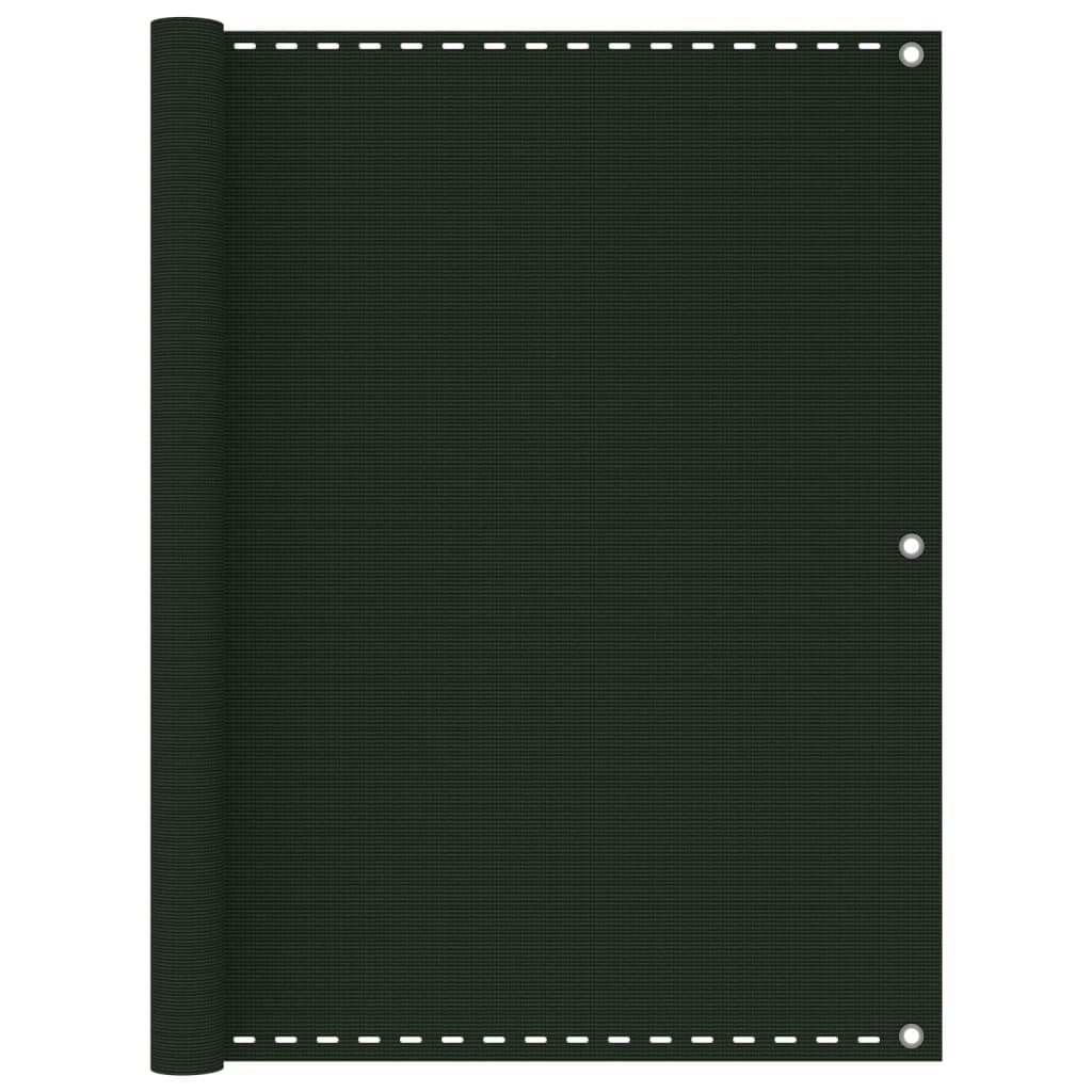 Paravento da Balcone Verde Scuro 120x300 cm in HDPE
