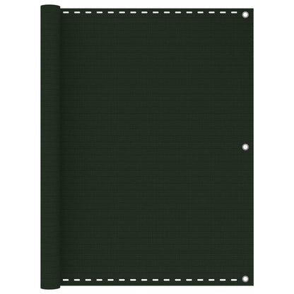 Paravento da Balcone Verde Scuro 120x300 cm in HDPE