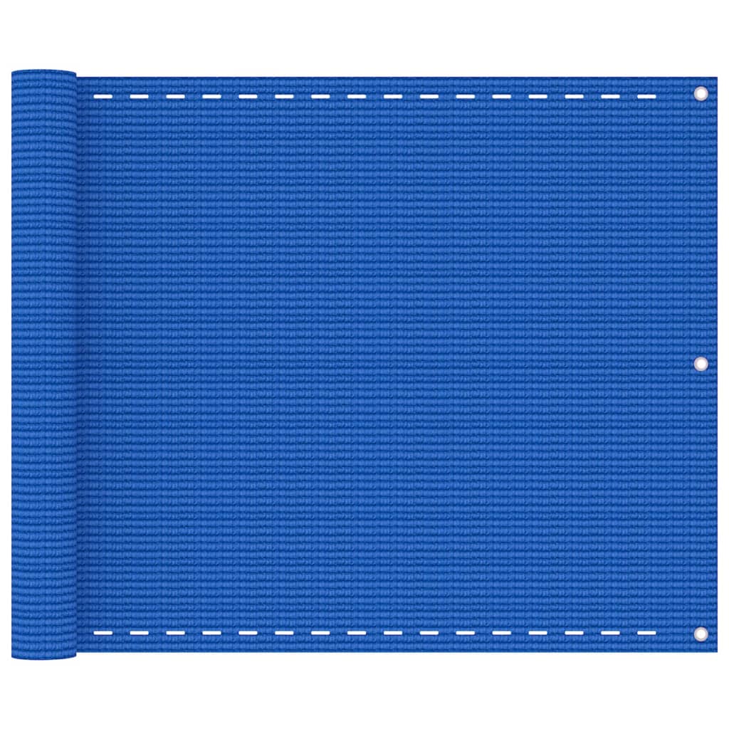 Paravento da Balcone Blu 75x400 cm in HDPE